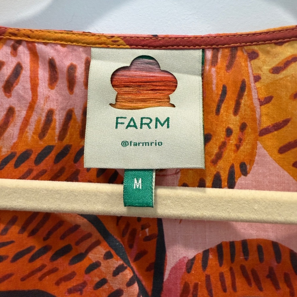 FARM Rio Multicolor Patterned Top M - Picture 2 of 3